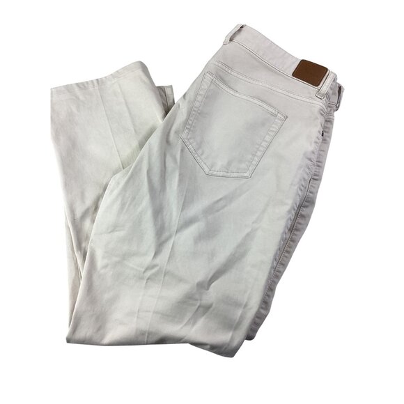 Peter Millar Mens Brushed Denim Khaki Straight-Leg Jeans *Pants *Size 36*EUC - Picture 11 of 14